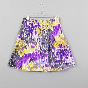 Cato Women Skirt Purple Multicolor 8